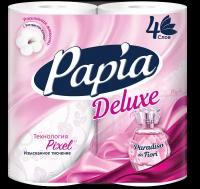 Туалетная бумага Papia Deluxe Paradiso dei Fiori четырехслойная 4 рул