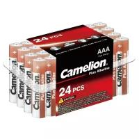 Элемент питания LR03(ААА) Plus Alkaline PB-24 (LR03-PB24, батарейка,1.5В.) Camelion