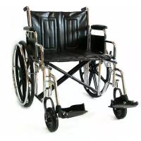 Кресло-коляска инвалидная повышенной грузоподъемности 711AE 51 см (литые) Мега-Оптим