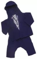 Летний костюм / детский костюм / детский комплект / Снолики / муслин, синий, р-р 92