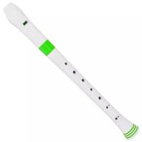 NUVO Recorder White/Green блок-флейта сопрано, строй - С, барочная система, материал - АБС пластик, цвет, белый/зелёный, чехол в комплекте