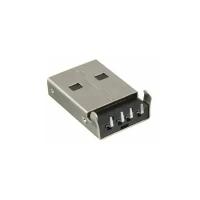 Разъем USB штекер, тип А 5*12*19 прямой угол 90*