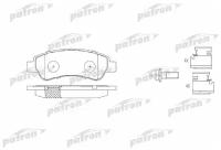 Колодки тормозные дисковые передн CITROEN JUMPER c бортовой платформой 06, JUMPER автобус 06, JUMPER фургон 06, FIA PATRON PBP1923