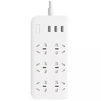 Удлинитель Xiaomi Mi Power Strip 6 CXB6-1QM NRB4025CN, с/з, 10А / 2500 Вт