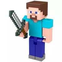 Фигурка Mattel Minecraft Базовые герои GTP08, 8 см Стив 2