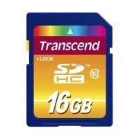 Карта памяти Transcend SDHC Premium 200X Class 10 (20/10MB/s) 16GB