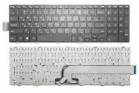 Клавиатура для Dell PK1313G4A06, русская, черная с черной рамкой, версия 1