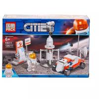 Конструктор PRCK Cities 65011, 6+, 129 PCS, косманавт, модуль, луноход