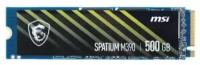 Накопитель SSD Msi Spatium M390 NVMe M.2 500GB