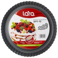 Форма для выпечки LARA LR04-14 Пирог 27,5x3 углеродистая сталь, антипригарное, до 250°