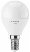 Лампа светодиодная энергосберегающая Sholtz шар шар G45 шар G45 5Вт E14 3000К 220В пластик(Шольц) LEB3051