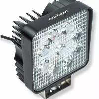 Фара светодиодная AutoExpert C27B для Off Road 107*107*49 мм, 9V-48V, 1600 Lum, 6000K, IP67, 9 LED по 3W, ближний свет