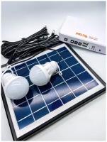 Комплект автономного LED освещения + Зарядная мини-станция с солнечной панелью в поход