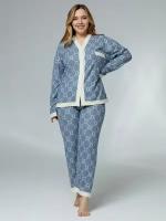 Пижама MIRACLE, размер 4XL, голубой