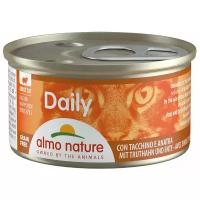 Almo Nature Daily Menu Adult Cat Turkey & Duck консервы для взрослых кошек меню с индейкой и уткой - 85 г х 24 шт