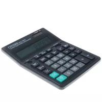 Калькулятор настольный 16-разрядный SDC-664S, 153*199*31 мм, двойное питание, черный (1 шт