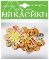 Наклейки декоративные из фетра, набор № 16 