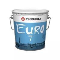 Краска акриловая Tikkurila Euro 7 для детской моющаяся матовая белый 9 л