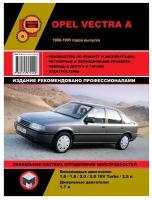 Автокнига: руководство / инструкция по ремонту и эксплуатации OPEL VECTRA A (опель вектра А) бензин / дизель 1988-1995 годы выпуска, 978-617-537-254-8, издательство Монолит