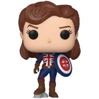 Фигурка Funko POP! Bobble Marvel What If Captain Carter 55811, 10 см