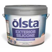 Краска силиконовая Olsta Exterior Silicone матовая бесцветный 2.7 л 3.63 кг