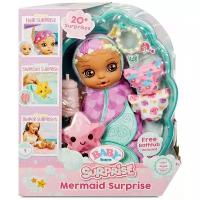 Baby Born Surprise Mermaid Surprise – Teal Towel with 20+ Surprises, Multicolored