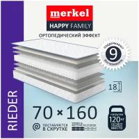 Матрас на кровать для сна Merkel Happy Family RIEDER пружинный 160X70 см