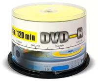 Диск DVD-R Mirex 4,7 GB 16x (50 штук в упаковке) 1 шт