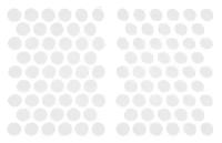 Заглушка самоклейка, Заглушка самоклеящаяся 14мм. Белый 100шт