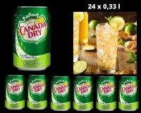 Canada Dry / Газированный напиток Canada dry Канада драй 24 шт.-330 мл