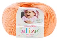 Пряжа Alize Baby Wool, 40 % шерсть, 40 % акрил, 20 % бамбук, 500 г, 175 м, 10 шт., 81 персиковый 175 м