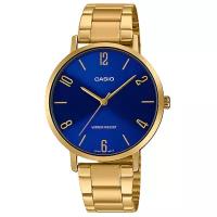 Наручные часы CASIO Collection Women LTP-VT01G-2B, золотой, синий