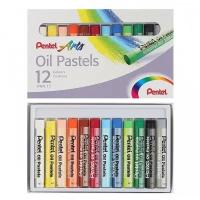 Pentel Пастель масляная в картоне 12 цв. PHN-12U