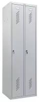 Шкаф для одежды Практик LS 21-50 металл серый/серый