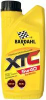 Моторное масло Bardahl XTC 5W40 в пластиковой канистре объемом 1 л