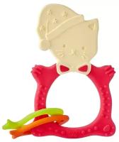 Прорезыватель ROXY-KIDS Meow Teether, коралловый