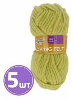 Пряжа Семеновская пряжа Roving felt (345), липа 5 шт. по 50 г