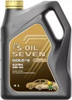 Синтетическое моторное масло S-OIL SEVEN GOLD #9 A3/B4 5W30