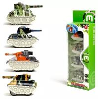 Игрушечный детский набор из танков (4 шт.)