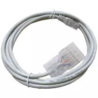 Патч-корд Lanmaster LAN-45 RJ-45 - S-110 (P4) CAT5e U/UTP, 2 м, 1 шт., серый