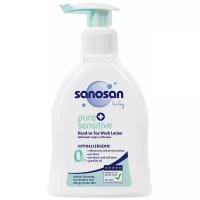 Sanosan Pure+sensitive 2 в 1 Детское средство для купания 200 мл