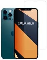 Защитное стекло ROSCO для Apple iPhone 12 Pro Max (Эпл Айфон 12 Pro Max), прозрачное