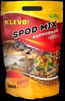 Прикормка для рыбалки KLEVO Spod Mix спод микс карповый 2500гр