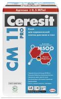 Строительные смеси Ceresit Клей для плитки Ceresit CM 11 PRO 25 кг