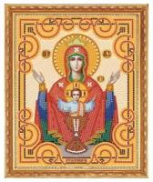 Алмазная мозаика Икона Божией матери Неупиваемая чаша 19x24 М-224