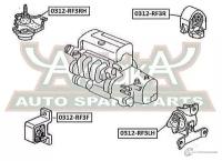 Подушка двигателя правая ASVA 0312RF3RH