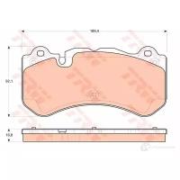 Колодки тормозные дисковые передн MERCEDES BENZ C CLASS C 63 AMG 07, C CLASS T Model C 63 AMG 07, CLS CLS 63 AMG 04, SL 55 AMG 65 AMG 01 TRW GDB1710