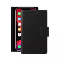 Чехол универсальный для смартфонов Wallet Fold Basic L, черный, Deppa 87670