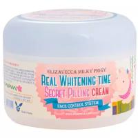 Elizavecca пилинг-крем для лица Milky Piggy Real Whitening Time Secret Pilling Cream