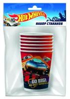 Hot Wheels. Набор бумажных стаканов-1, 6 шт*250 мл